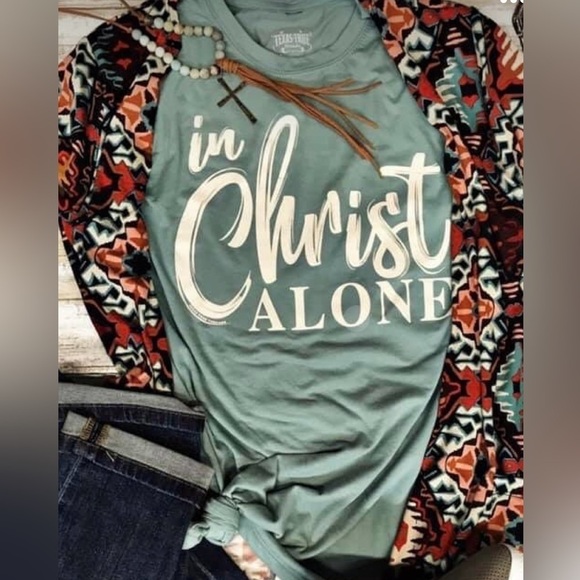 Texas True Threads Womens Size Large Sage Green
Faith Inspired Graphic Tee - Picture 1 of 4